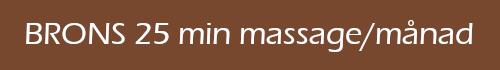 BRONS 25 MIN MASSAGE