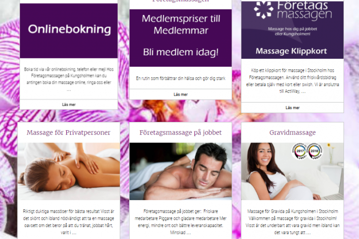 Företagsmassagen erbjuder Massage för företag, privatpersoner & gravida - 